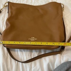 Large coach shoulder bag with crossbody strap